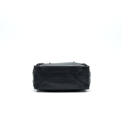 Balenciaga Papier Mini A4 Classic Studs Purse Leather Mini Black