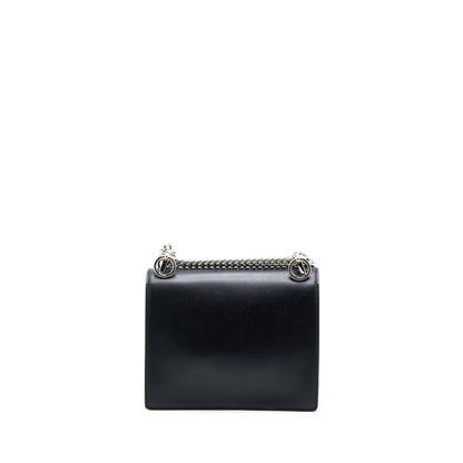 Fendi Kan I Calfskin Black With An Extra Purse Charm
