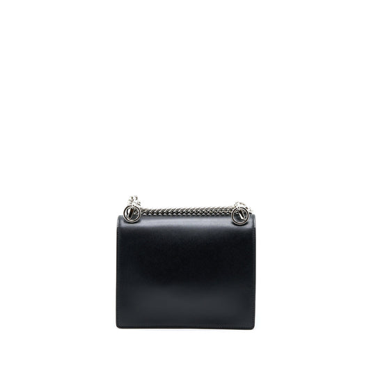 Fendi Kan I Calfskin Black With An Extra Purse Charm