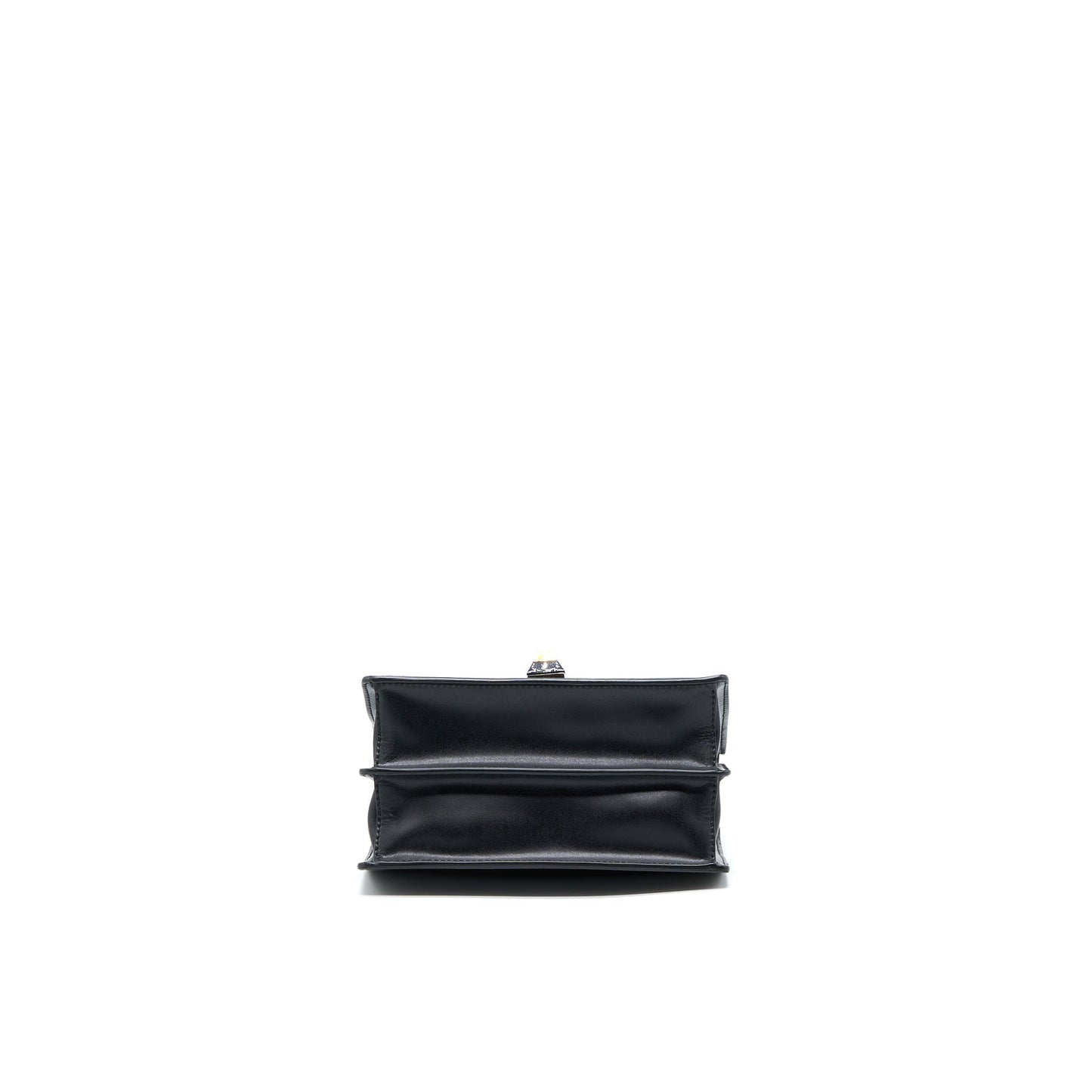 Fendi Kan I Calfskin Black With An Extra Purse Charm