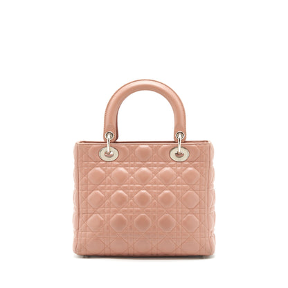 Dior Medium Lady Dior Lambskin Blush