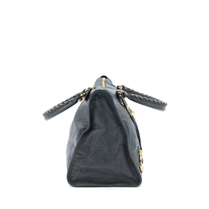 Balenciaga Giant 12 Work City Purse Lambskin Gris Fossile