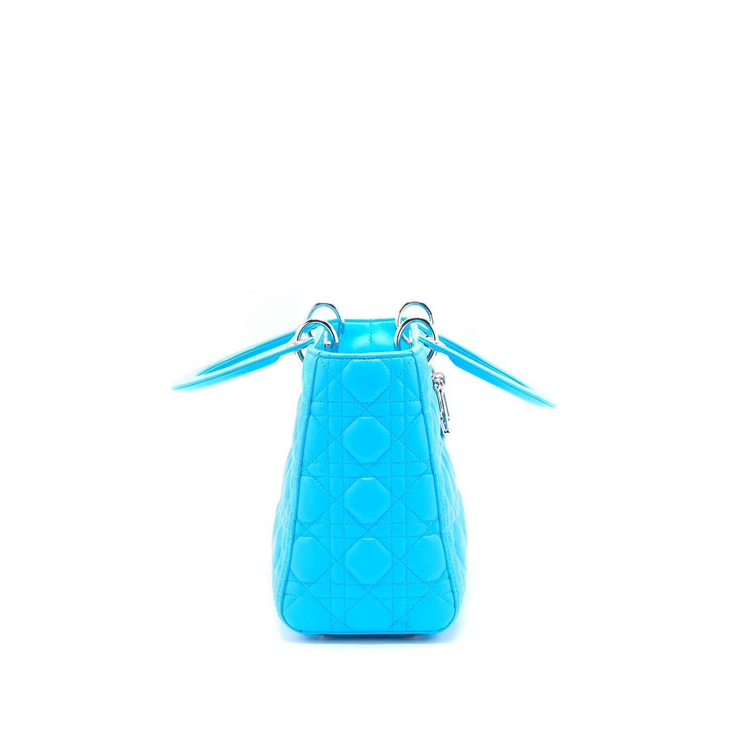 Dior Medium Lady Dior Lambskin Light Blue