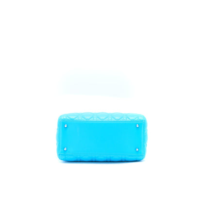 Dior Medium Lady Dior Lambskin Light Blue