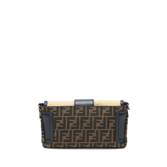 Fendi Regular Baguette Purse Jacquard Canvas Multicolour