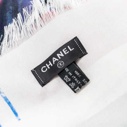 Chanel Coco Cuba Maxi Scarf Silk Multicolour