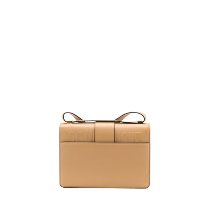 Dior 30 Montaigne Medium Purse Calfskin Dark Beige