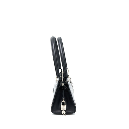Dior Vintage Lady Dior Long Cuir Purse Calfskin Black