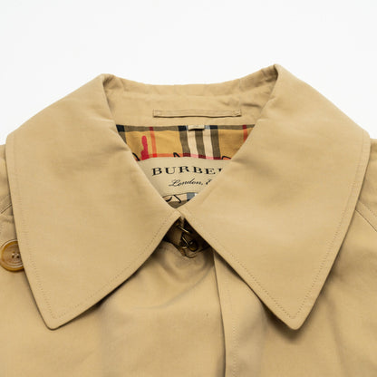 Burberry Size 10 Mid-Length Trench Coat Beige