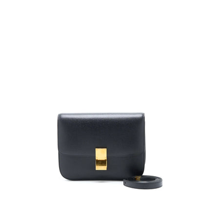 Celine Medium Classic Box Calfskin Liege Anthracite