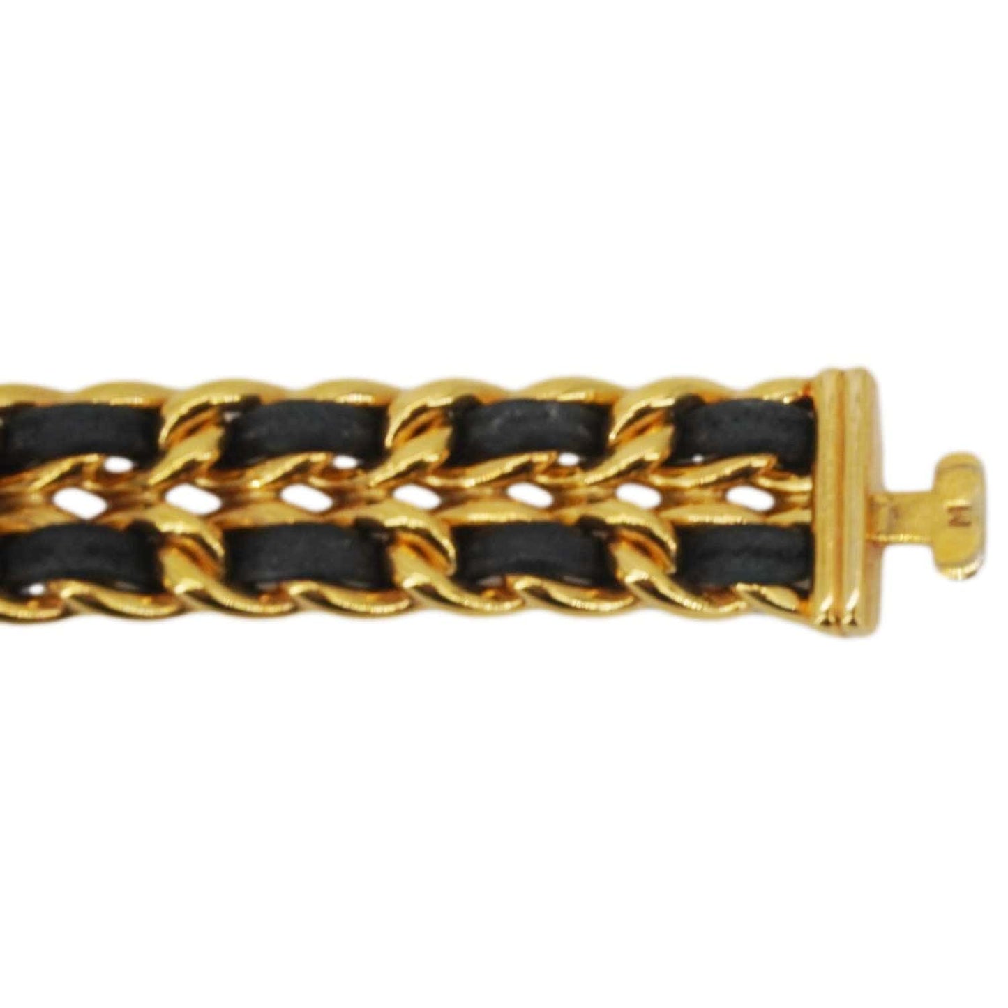CHANEL 20mm Chain Premiere Stainless Steel Lambskin Quartz Watch Gold