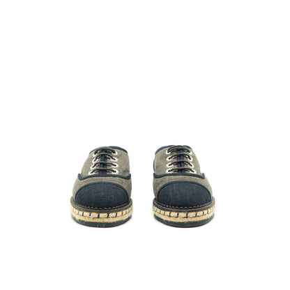 Chanel Size 36 Lace Up Shoes Fabric