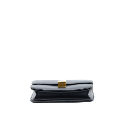 Celine Medium Classic Box Calfskin Liege Anthracite