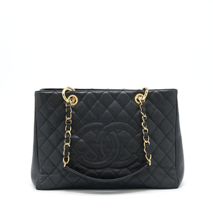Chanel Grand Shopping Tote Bag Caviar Black GHW