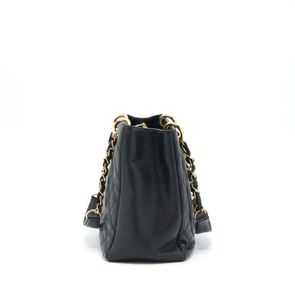 Chanel Grand Shopping Tote Bag Caviar Black GHW