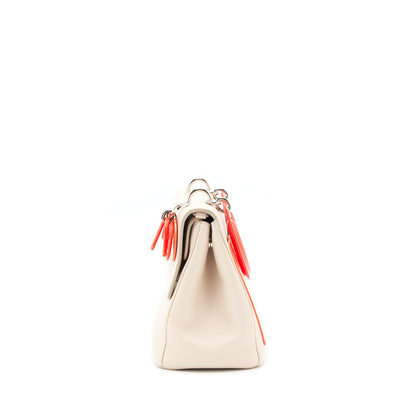 Dior Be Dior Purse Smooth Calfskin Beige / Bright Pink