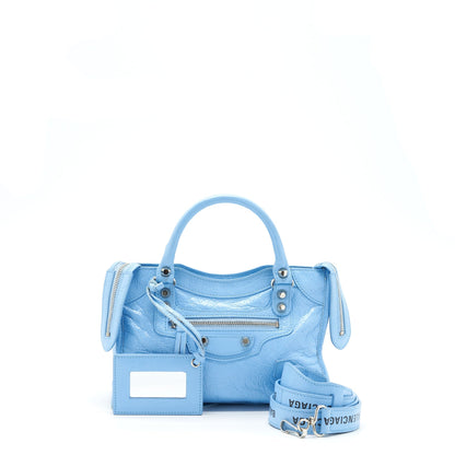 Balenciaga Mini City Purse Light Blue