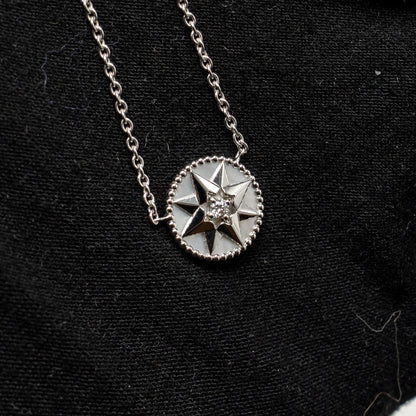 Dior Rose Des vents necklace white gold / diamond/ mother of pearl