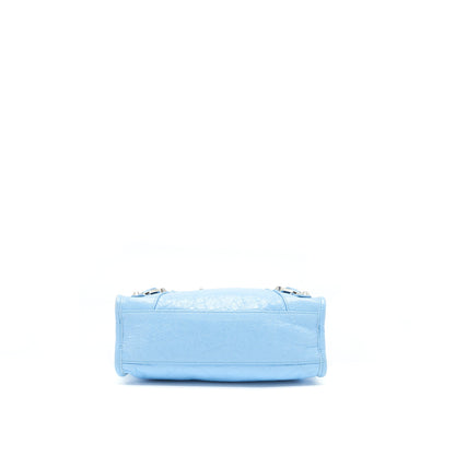 Balenciaga Mini City Purse Light Blue