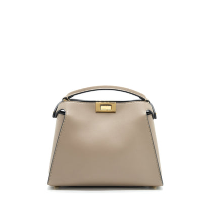 Fendi Peekaboo Purse Light Grey