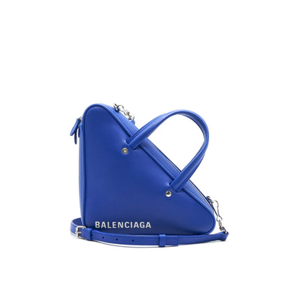 Balenciaga Triangle Duffle Purse Blue