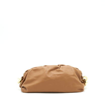 Bottega Veneta Chain Pouch Calfskin Camel