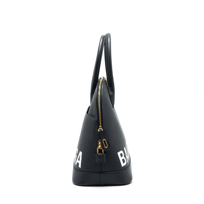 Balenciaga Large Villa Top Handle Tote Purse Black