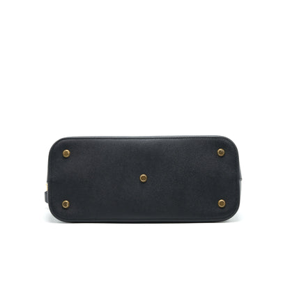 Balenciaga Large Villa Top Handle Tote Purse Black