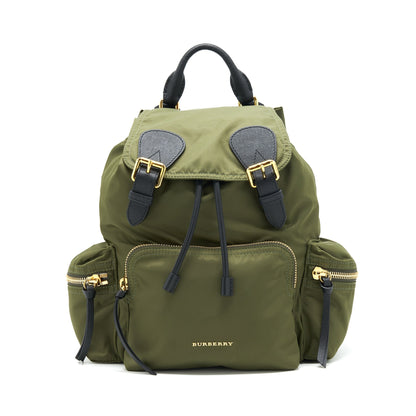 Burberry Nylon Rucksack Backpack Green