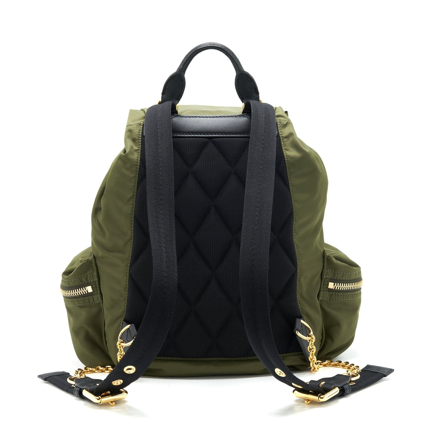 Burberry Nylon Rucksack Backpack Green