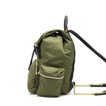 Burberry Nylon Rucksack Backpack Green