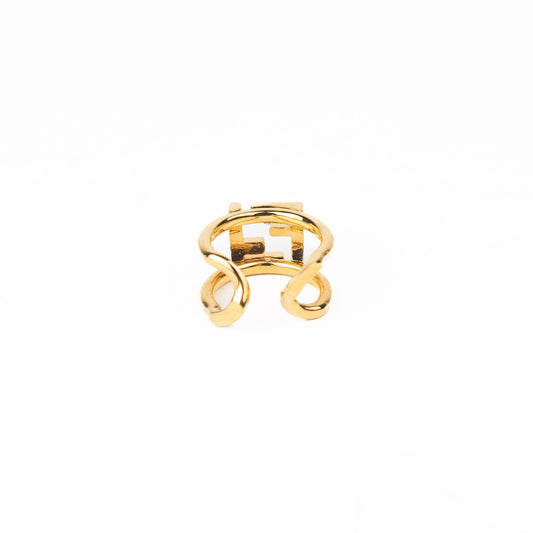 Fendi FF Gold Ring