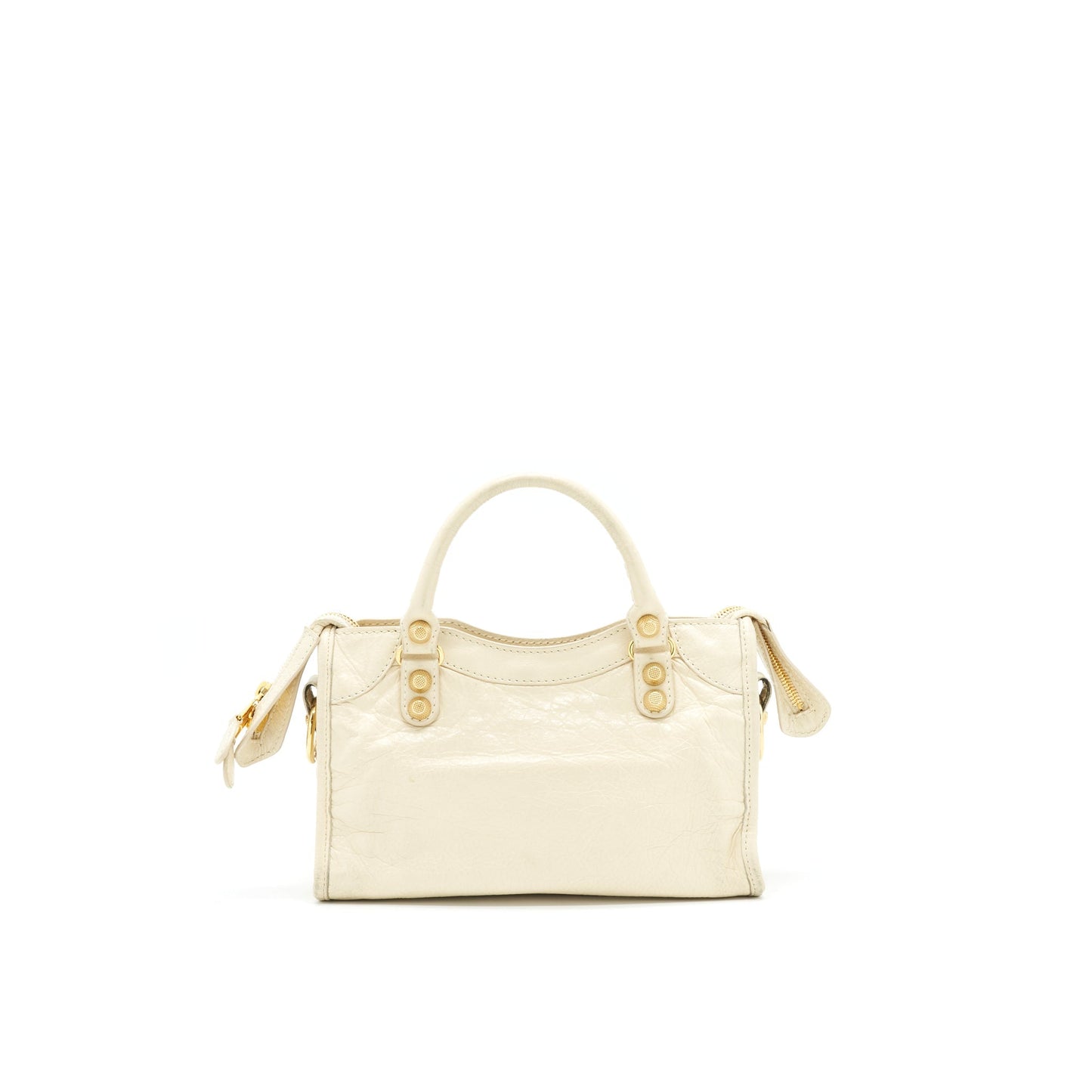 Balenciaga mini city crossbody Purse Light beige