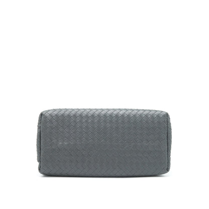 Bottega Veneta Roma Tote Purse Dark Grey Ruthenium Sliver Hardware
