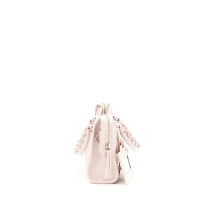 Balenciaga Nano Classic Metallic edge city Purse light pink