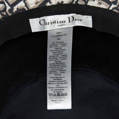 Dior Size 57 Camouflage Oblique Bucket Hat