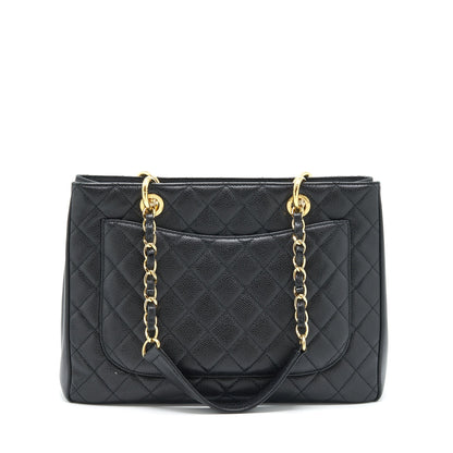 Chanel Grand Shopping Tote Caviar Black GHW