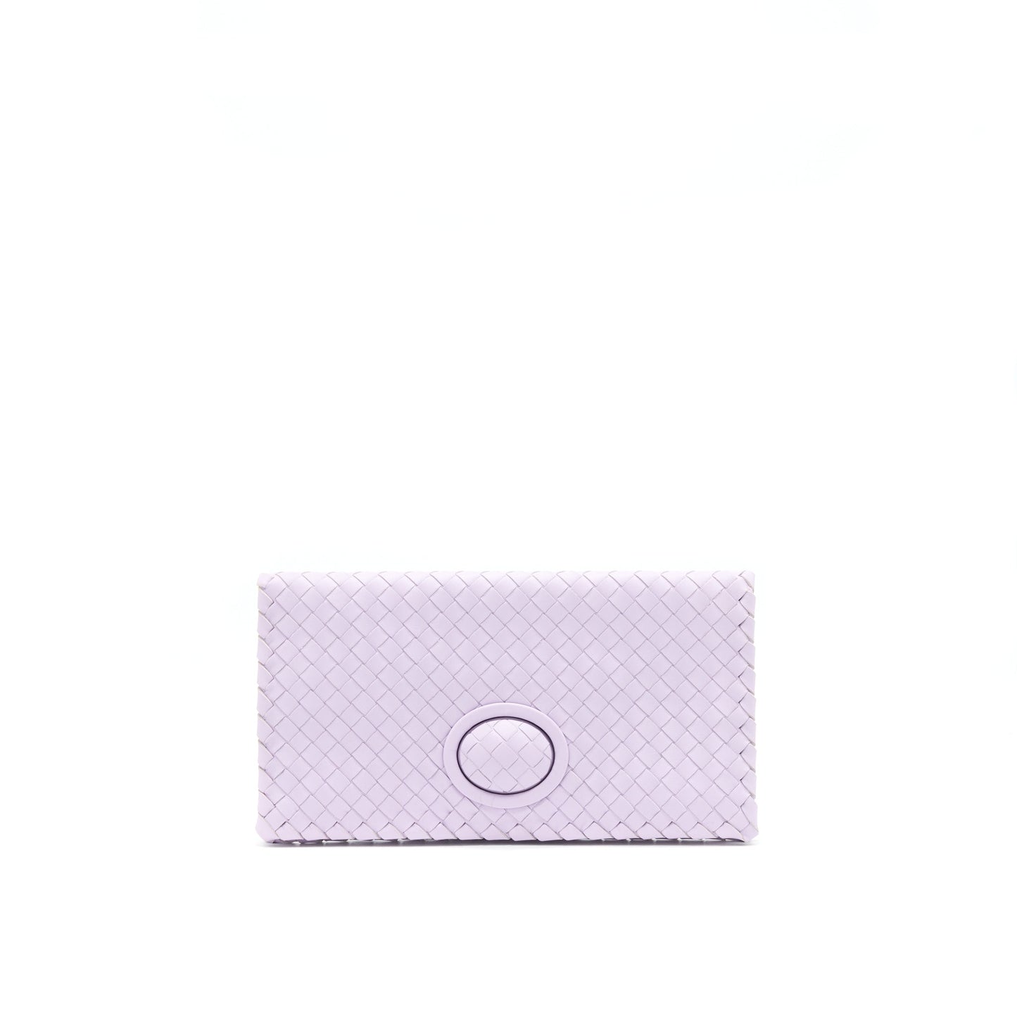 Bottega Veneta Fold Clutch Light Purple