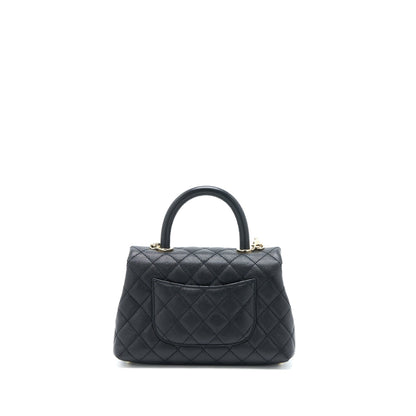 Chanel Small Coco Handle Caviar Black LGHW