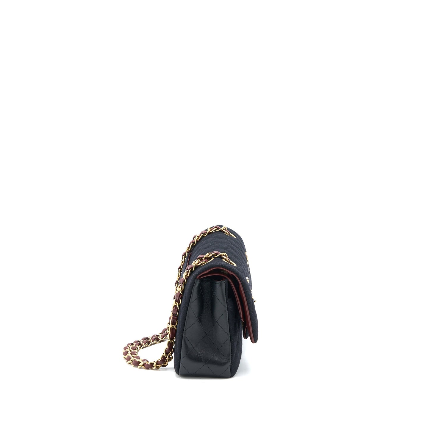 Chanel Medium Classic Double Flap Bag 2018 Metiers dâArt Paris-Hamburg Collection Wool GHW