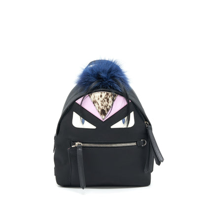 Fendi Mini Monster Backpack Black/ Multicolour