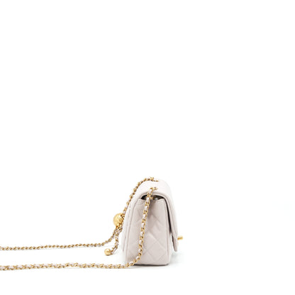 Chanel Pearl Crush Lambskin Light Purple GHW(Microchip)