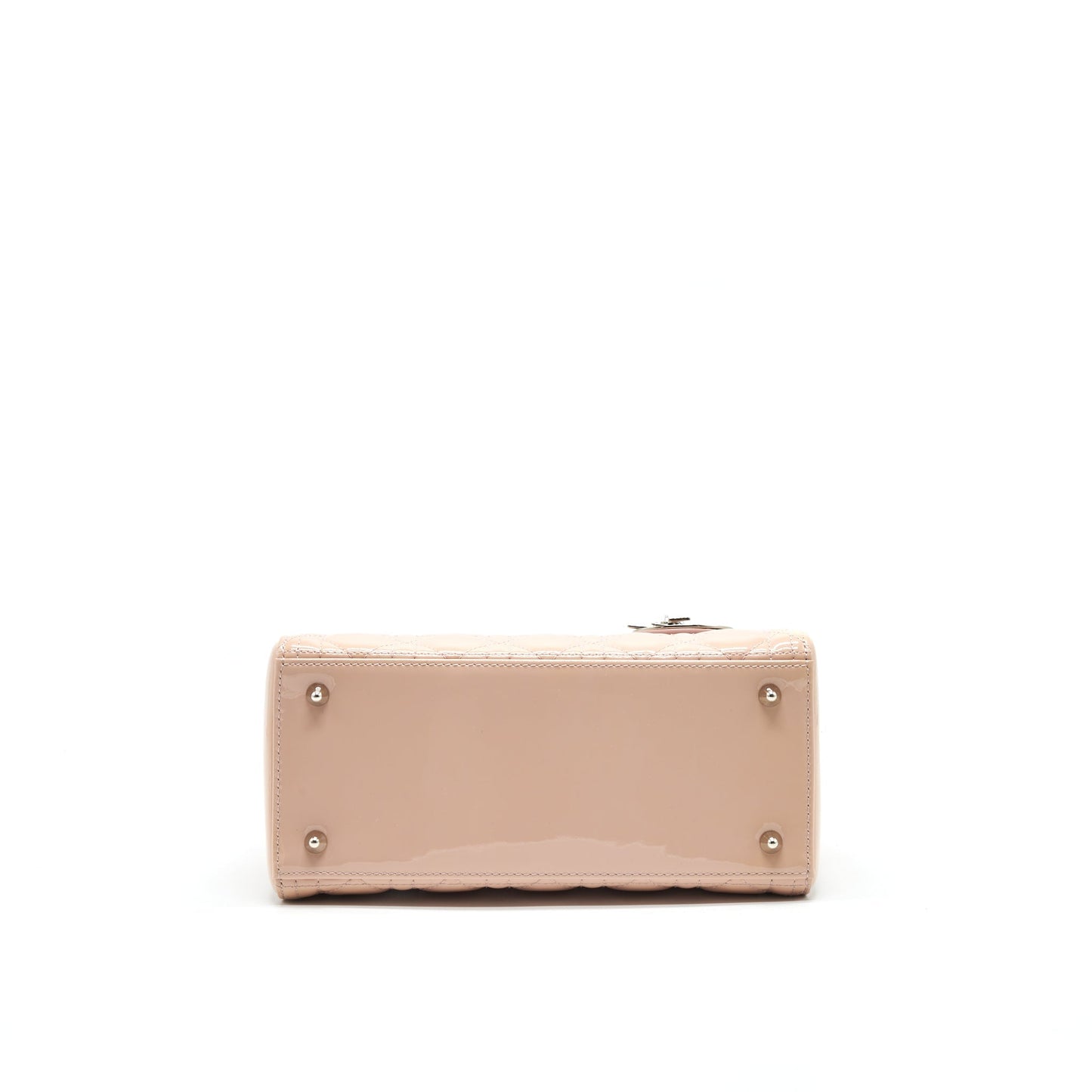 Dior Lady Dior Medium patent Leather pink with SHW