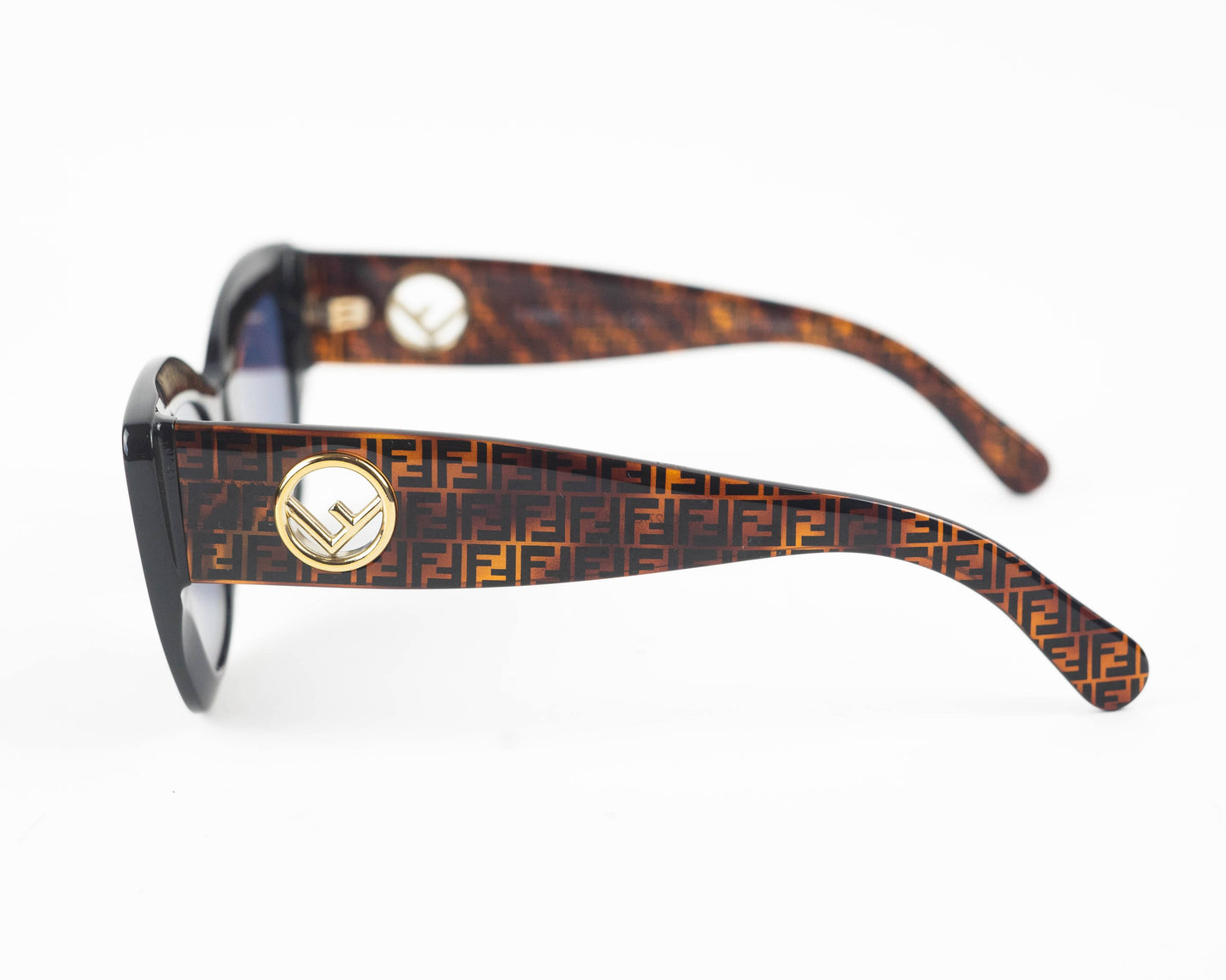 Fendi F is Fendi Havana Square Sunglasses