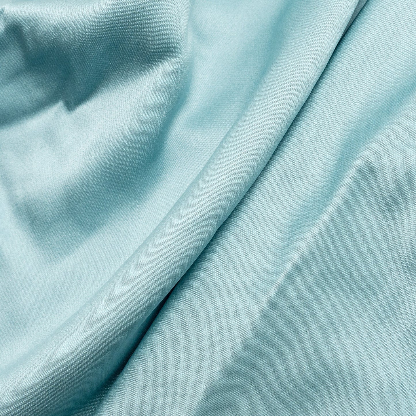 Chanel Size 34 23P Satin Midi Dress Silk Turquoise Blue