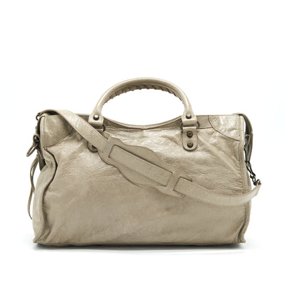 Balenciaga Classic City Purse Grey