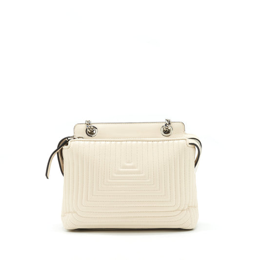Fendi Dot Com Purse White