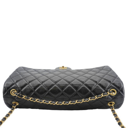 CHANEL XXL Flap Bag Lambskin Leather Shoulder Bag Black