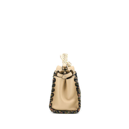 Fendi Mini Peekaboo Purse Limited Edition Beige/Multicolour