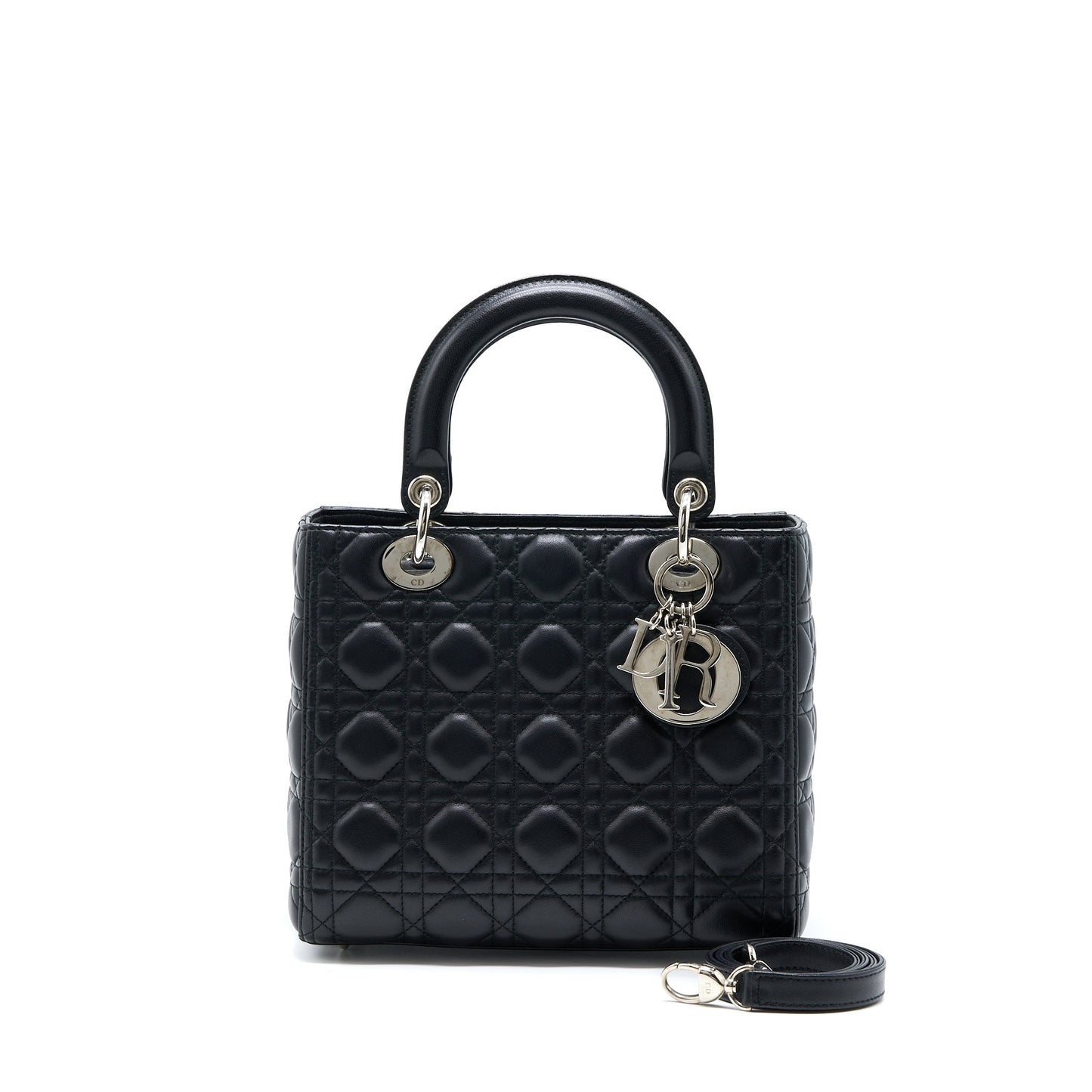 Dior Medium Lady Dior Lambskin Black